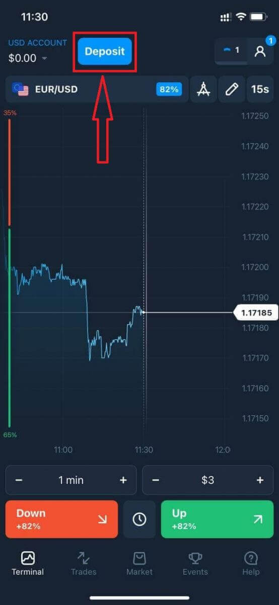So zahlen Sie Geld bei Olymptrade ein So zahlen Sie Geld bei Olymptrade ein