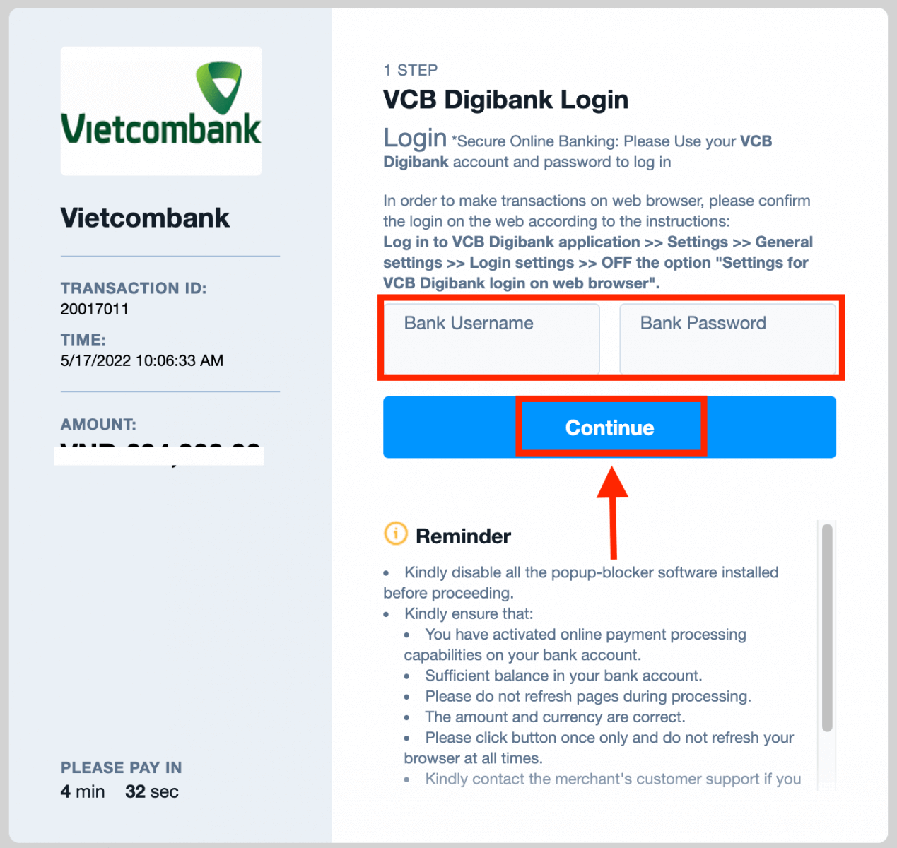 Cara Menyetor Uang di Olymptrade melalui Transfer Bank
