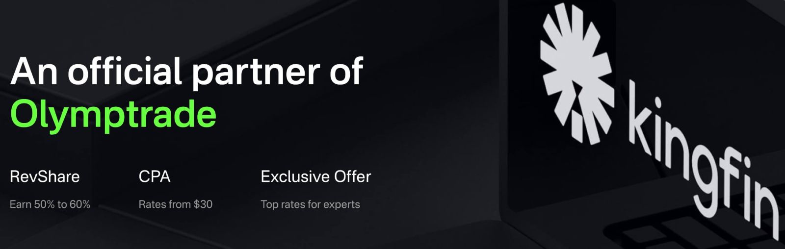 How to join Affiliate Program and become a Partner in Olymptrade