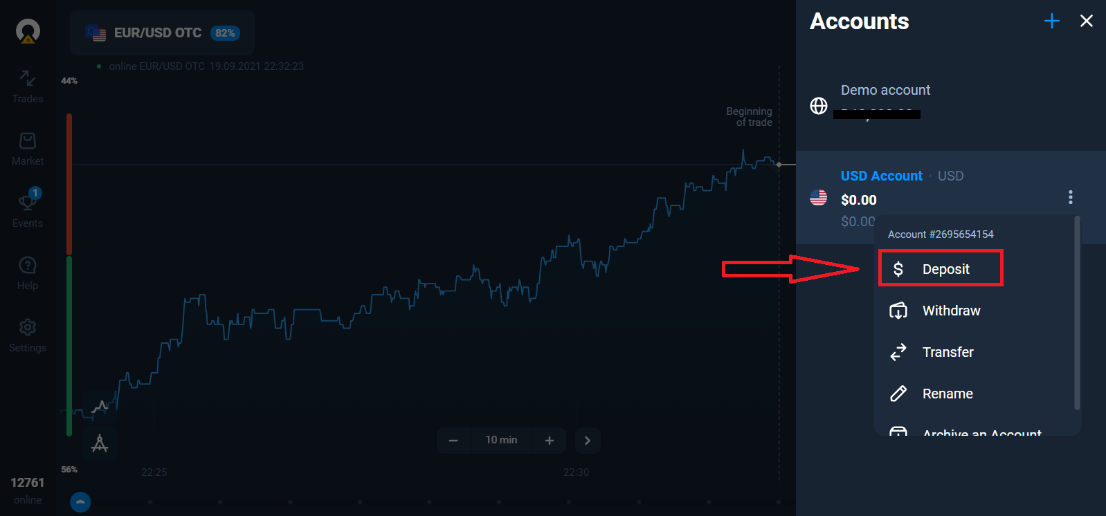 Cara Membuka Akaun Demo di Olymptrade