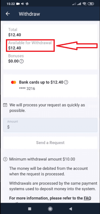 Cómo abrir una cuenta y retirar dinero en Olymptrade