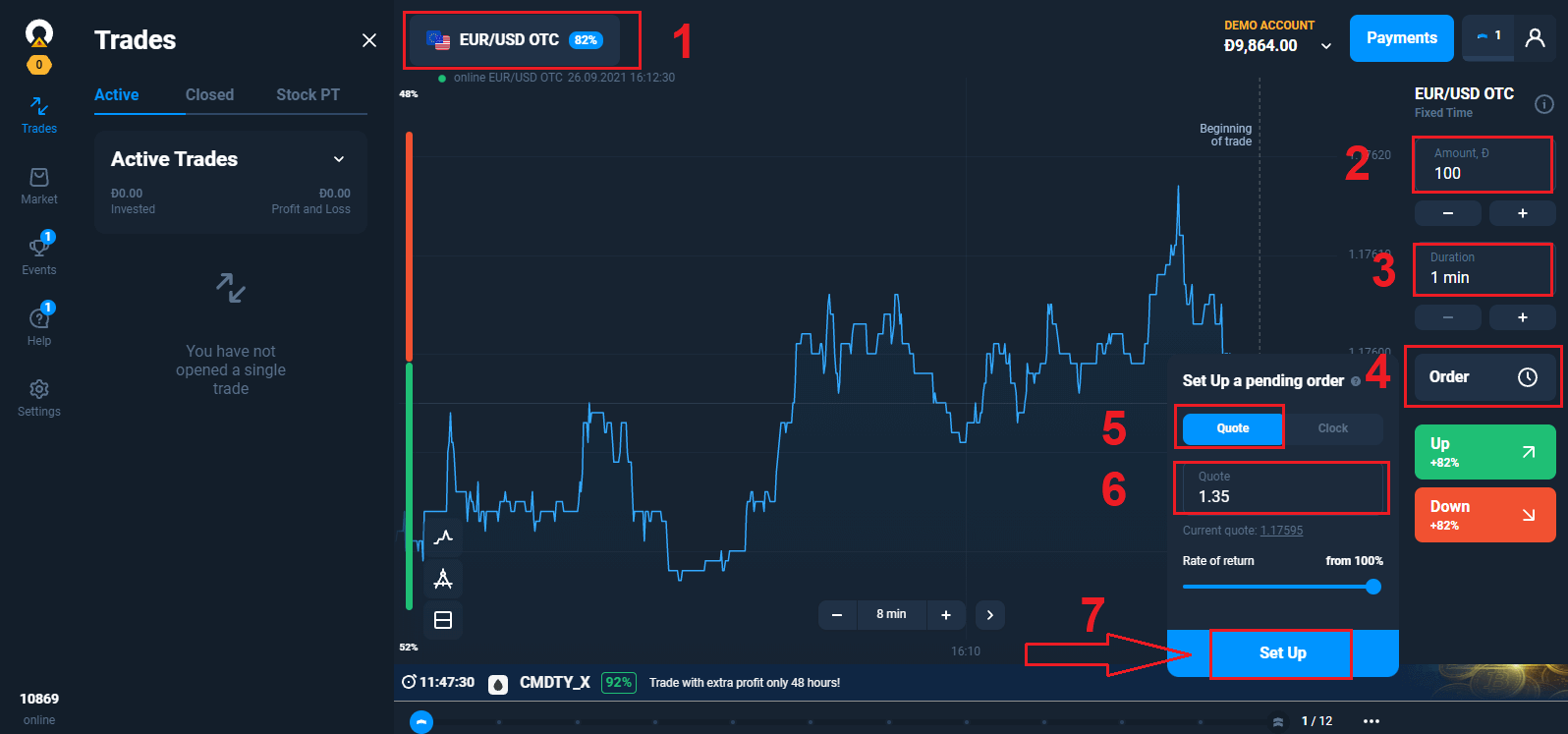 Jak se zaregistrovat a začít obchodovat s demo účtem v Olymptrade
