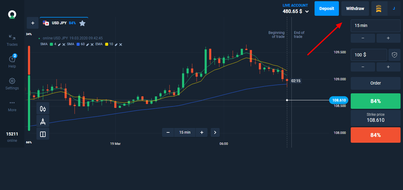 Como acelerar suas retiradas na Olymptrade