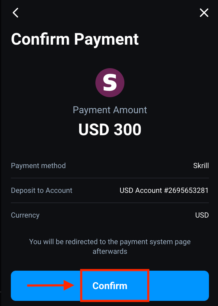 Metodi ta' Depożitu Olymptrade: AstroPay, Perfect Money, Neteller, Skrill