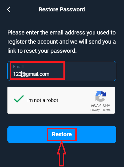 Olymptrade login og kontobekræftelsesproces