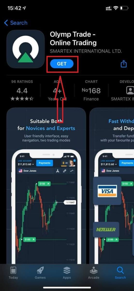 Olymptrade login og kontobekræftelsesproces