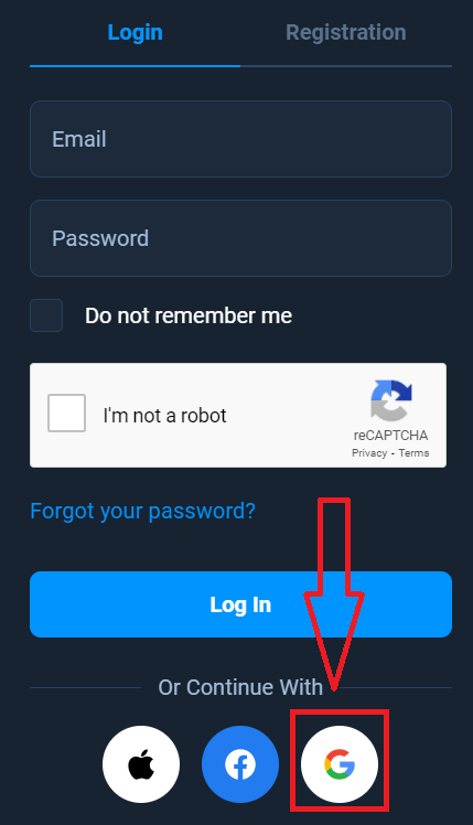 Olymptrade login og kontobekræftelsesproces