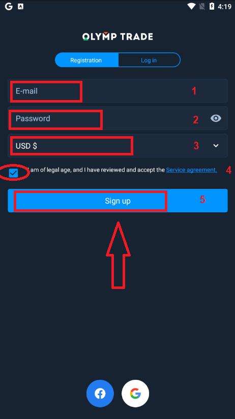 Olymptrade Open Account: Iftaħ Kont Demo għal Prattika Trading Olymptrade Open Account: Iftaħ Kont Demo għal Prattika Trading