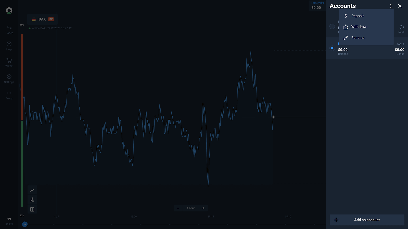 ¿Qué es la función de cuentas múltiples en Olymptrade? ¿Qué beneficios ofrece?